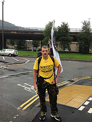 Neil Spencer walks the Taff Trail for Scotty's Little Heroes Neil Spencer walks the Taff Trail for Scotty's Little Heroes